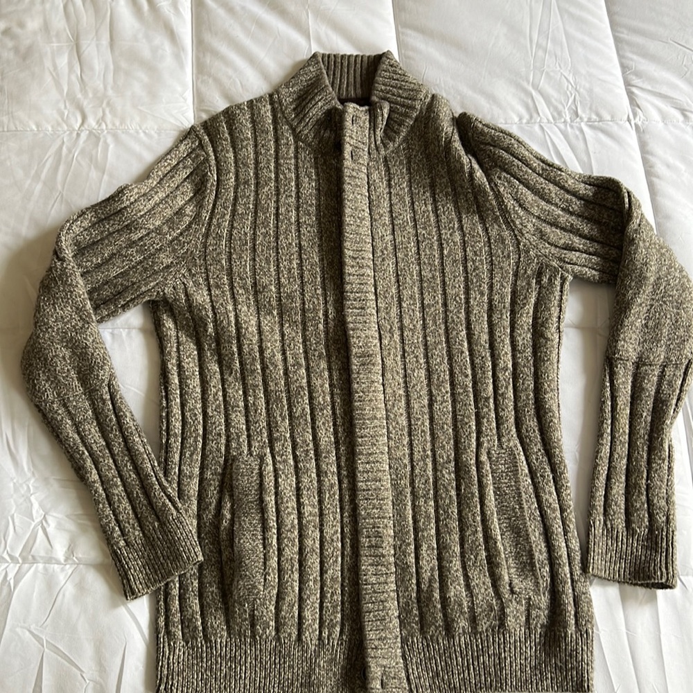 Tasso Elba wool zip up sweater